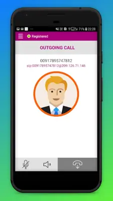 Antonia SIP Softphone - VoIP M android App screenshot 1